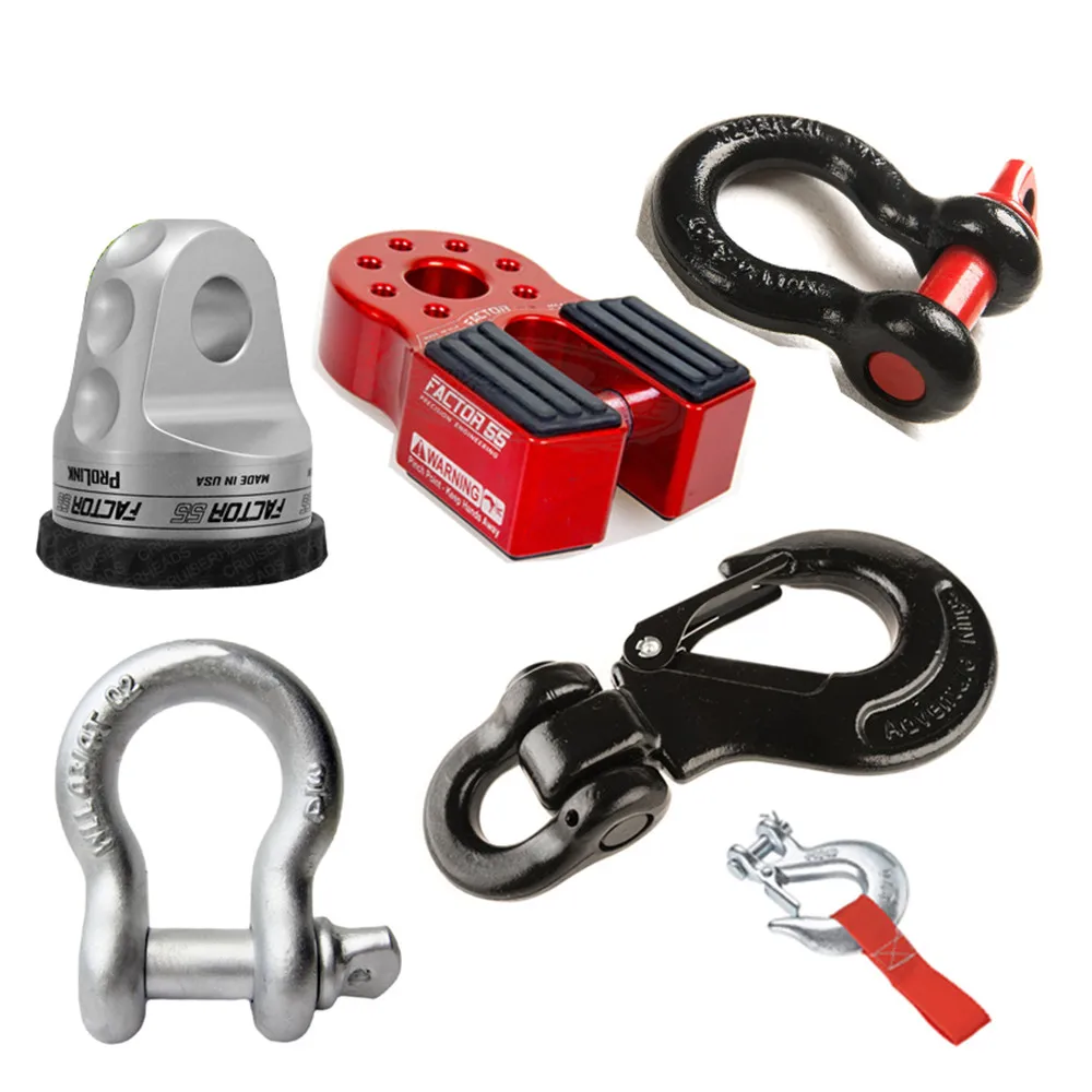 

Winch hook trailer hook traction hook claw hook U hook shackle winch rope connector 12000 lbs