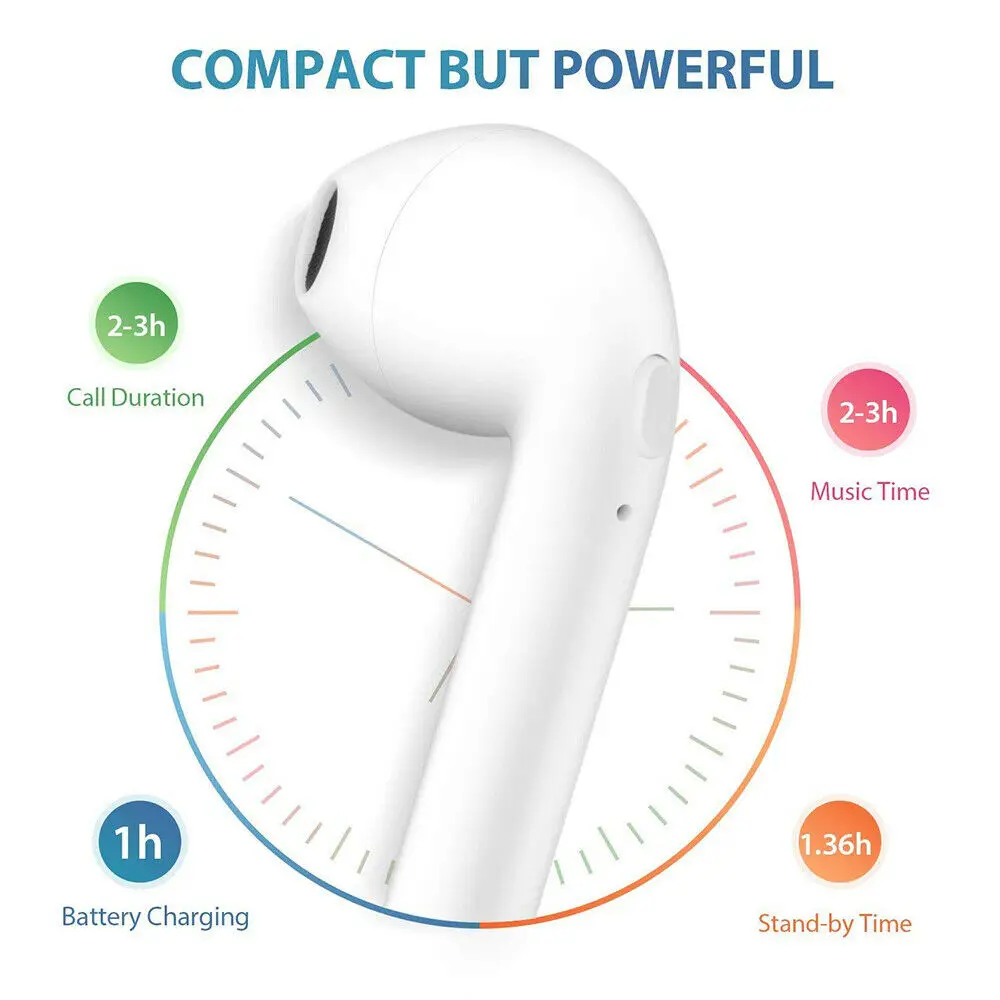 I7s Tws мини беспроводные наушники, Bluetooth наушники, спортивные наушники с громкой связью, беспроводная гарнитура с зарядным устройством для телефона xiaomi