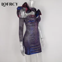 Женское вечернее платье без бретелек lofrcy элегантное мини