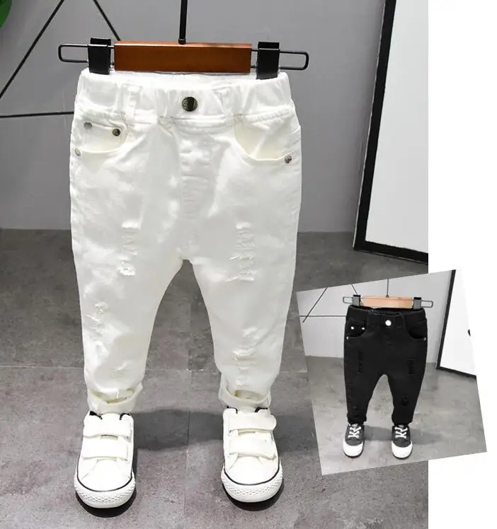 Boys Trousers Recital Clothing Straight Contest Chorus Latin Comfortable Students Pure-White/black
