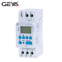 GEYA THC Astronomical Timer Switch LCD Display 16A 20A 30A Timing Control Latitude Switch 110V 220V GEYA THC Astronomical Timer Switch LCD Display 16A 20A 30A Timing Control Latitude Switch 110V 220V