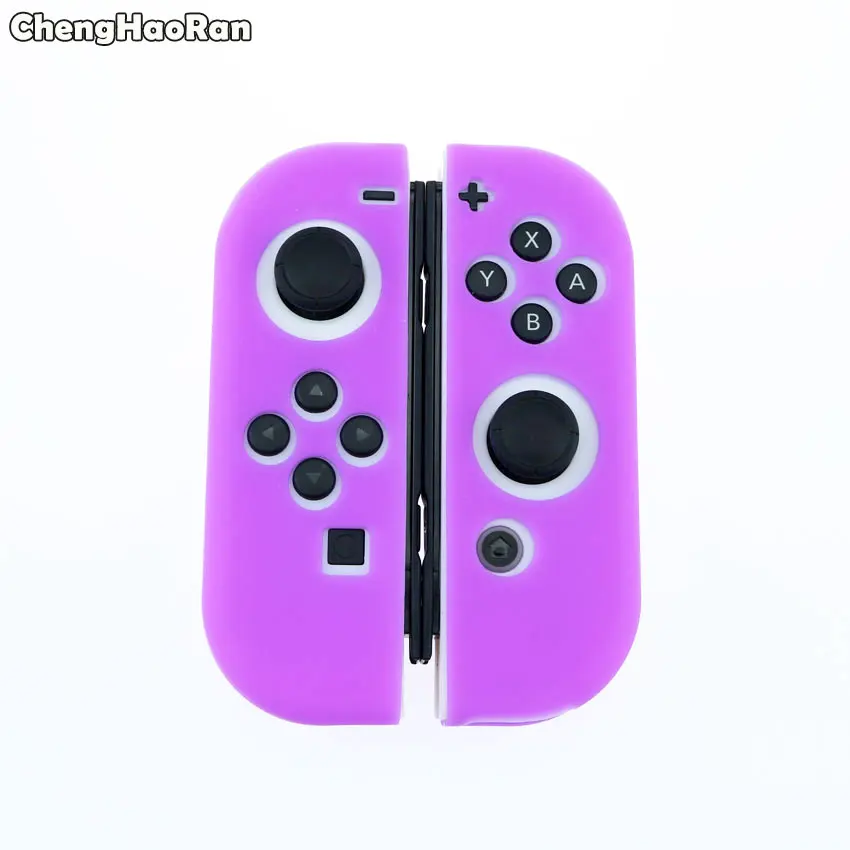 J ChengHaoRan силиконовый резиновый чехол для nintendo Switch контроллер Joy-Con для переключателя NX NS Joycon Grip защитный чехол - Цвет: J