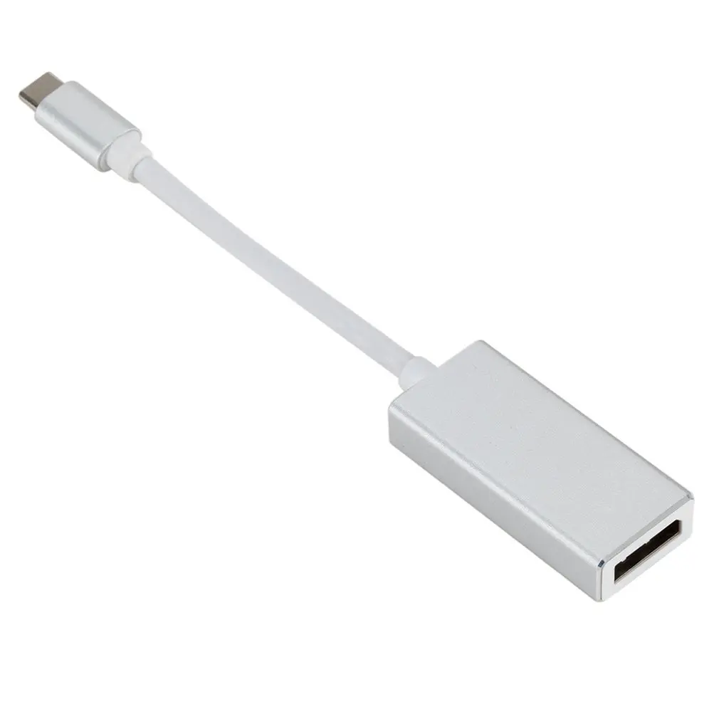 Портативный размер Thunderbolt 3 USB-C тип-c к DisplayPort конвертер 4K 60Hz Стандартный DP тип-c адаптер конвертер