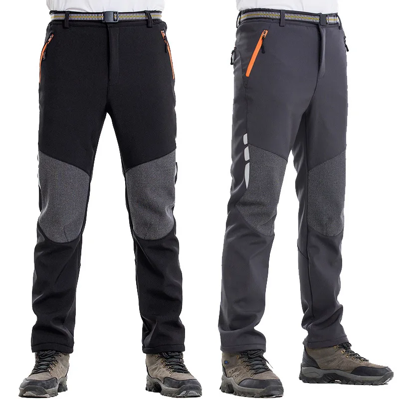 

TWTOPSE Winter Men Cycling Pants Sport Softshell Fleece Water Resistant MTB Road Bicycle Pants Warm Thermal Hiking Bike Trousers