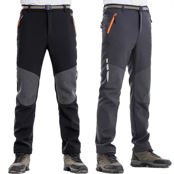 

TWTOPSE Winter Men Cycling Pants Sport Softshell Fleece Water Resistant MTB Road Bicycle Pants Warm Thermal Hiking Bike Trousers