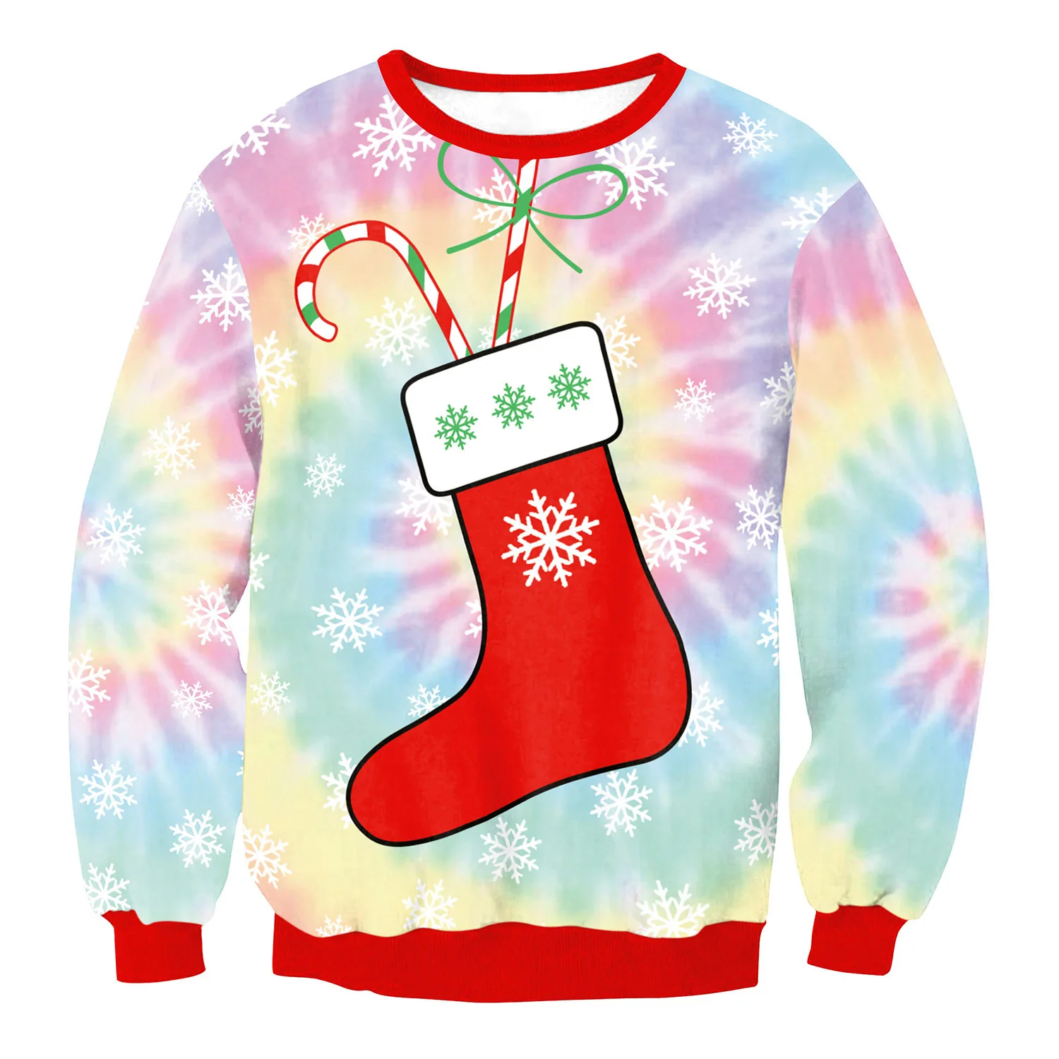 Унисекс Уродливый Рождественский свитер для мужчин и женщин, осенне-зимняя одежда, топы, 3D Забавный дизайн, пуловер, Свитера для рождества, праздника, вечеринки - Цвет: SWYL022