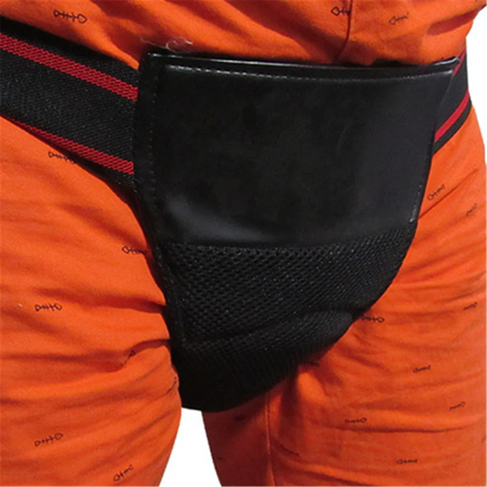 Black Jock Strap Supporter with Cup Boxing Groin Guard Taekwondo MMA