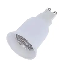 White G9 To E27 Socket Base Halogen CFL Light Bulb Lamp Adapter Converter Holder CFL Light Bulb Lamp Adapter Durable Practical