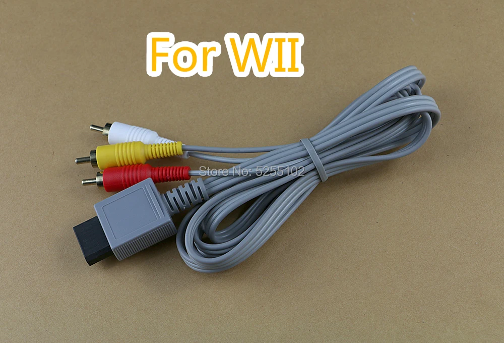 Av Composite Video Wii Cable Nintendo Wii Cable Component 1pcs 1.8m