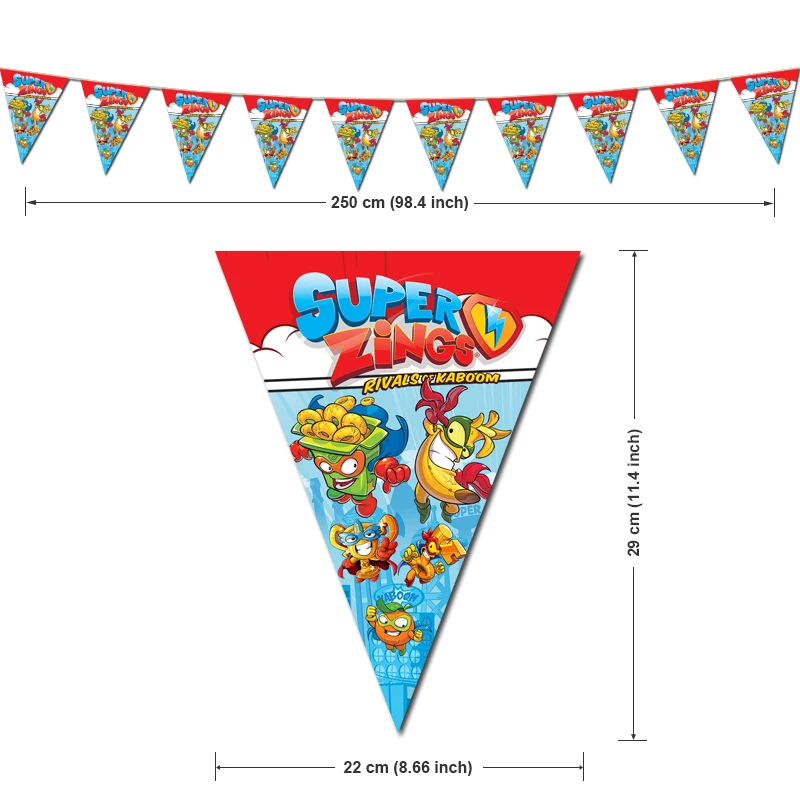 Super Zings Birthday Party Decorations Game Superzings Theme Favors Supplys Banner Cups Straws