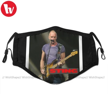 

Sting Mouth Face Mask STING ON TOUR NOMPLOK 2018 Facial Mask Fashion Cool with 2 Filters for Adult