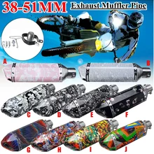 Глушитель для Akrapovic выхлопной трубы мотоцикла escape для trk502 suzuki gsr 600 crf 230 egzoz mt10 xadv r1200rt ninja300 xmax