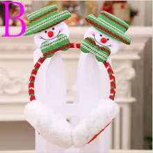 Рождественские милые повседневные меховые наушники теплые женские плюшевые зимние теплые толстые пушистые цельные