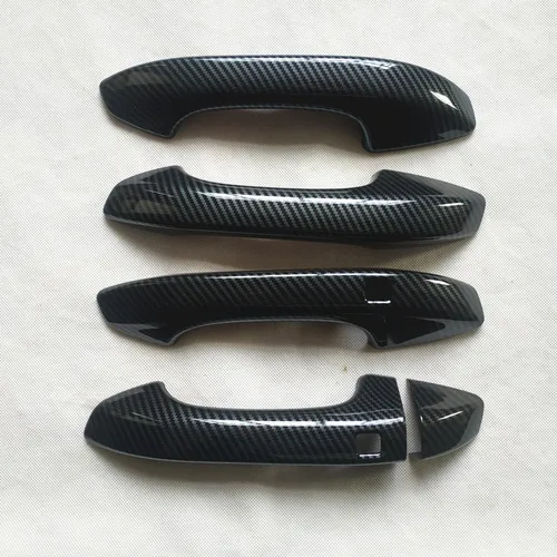 Buy For Kia Optima k5 New 2020 2021 DL3 V MK5 GT Line Accessories Door Handle Cover Trim Plastic Imitation Carbon Fiber