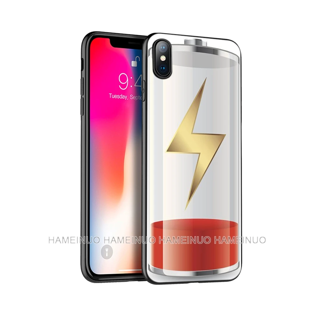 Черный ТПУ чехол для iphone 5 5S SE 6 6s 7 8 plus x 10 силиконовый XR XS 11 pro MAX батарея Жизненный