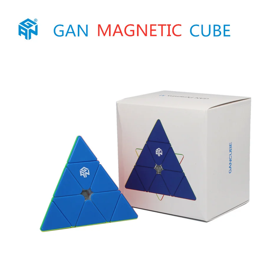 GAN Cubes 3x3x3 Magnetic Pyramid Magic Cube GES M 3x3 Speed 3*3*3 Puzzle Cubo Magico Magnet Game Toys | Игрушки и хобби