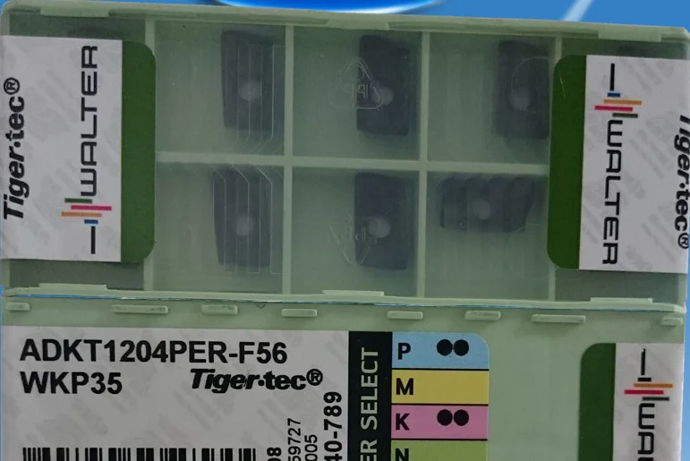 WALTER 10 шт карбидные вставки ADKT1204PER-F56 WKP35