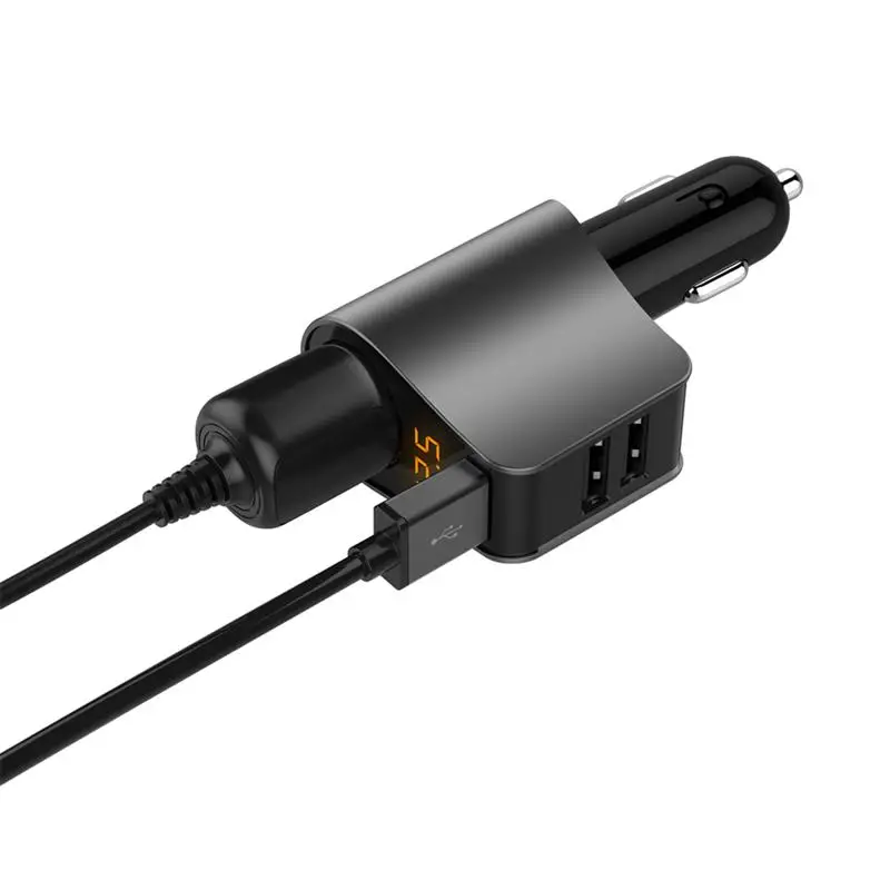12-24 в 80 Вт автомобильный тройной USB двойной адаптер для автомобильного прикуривателя разветвитель конвертер автомобильное напряжение Диагностика прикуривателя
