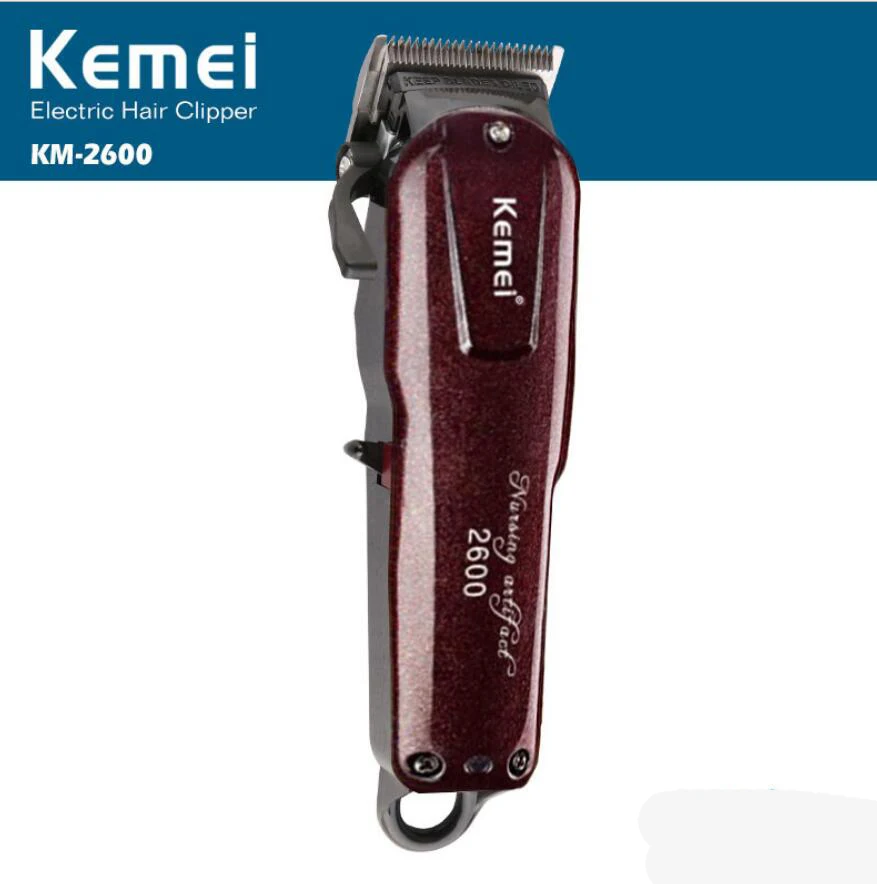 Kemei-профессиональная электрическая модель для волос детей и взрослых кабель из