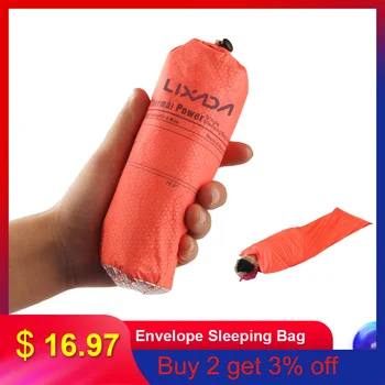 

200 * 72cm Mini Ultralight Width Envelope Sleeping Bag For Camping Hiking Climbing Single Sleeping Bag Keep You Warm + Pouch