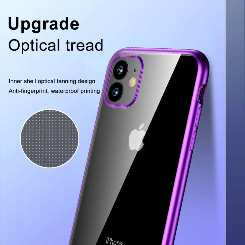 TOTU дизайн для iPhone чехол X XS XR XS MAX 11 11Pro 11 Pro Max противоударный гальванический ТПУ защитный чехол