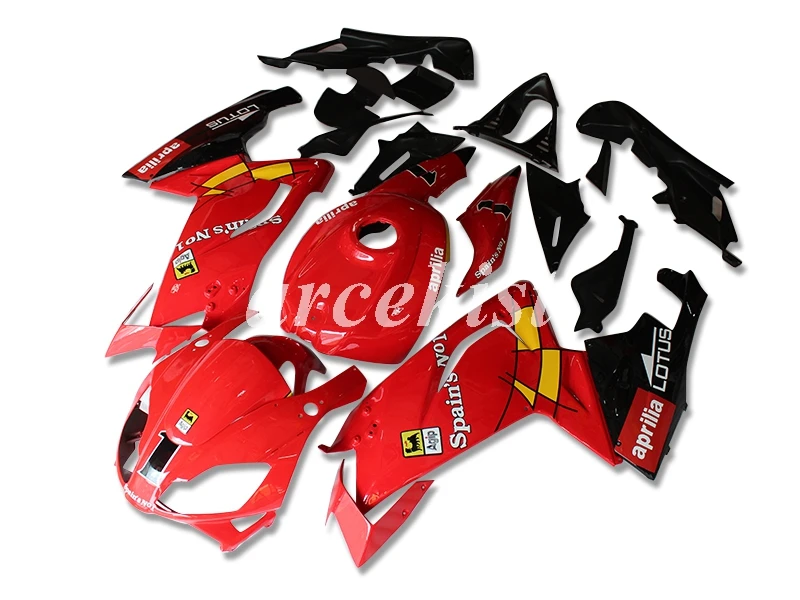 Литьевая Форма ABS обтекатель комплект подходит для Aprilia RS125 125 2006 2007 08 09 10 2011 RS4 пользовательские Обтекатели набор красный черный