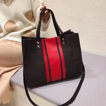 

Portable Canvas Women Shoulder Crossbody Bag Bolsas Casual Travel Shopping Tote Large Capacity Handbag Fashion Top-handle Bags