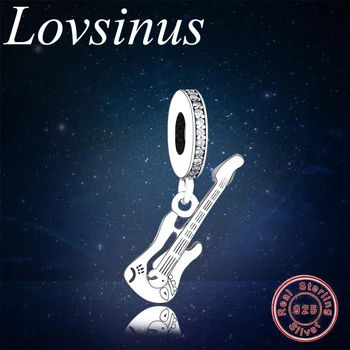 

Fit Original Pandora Charms Bracelet Jewelry Authentic 925 Sterling Silver Violin Charm Bead For Man Women DIY Jewelry Making