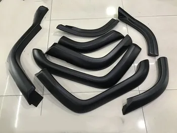 

RQXR Car Fender Flares Arch Wheel Eyebrow Protector/mudguard Sticker for Toyota Land Cruiser LC70 LC75 LC76 LC79