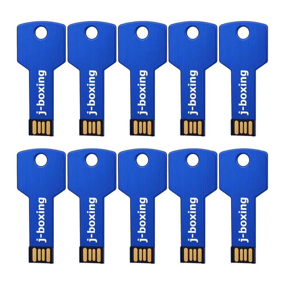 USB флеш накопитель J boxing 10 шт./лот в форме ключа карта памяти флешка для компьютера