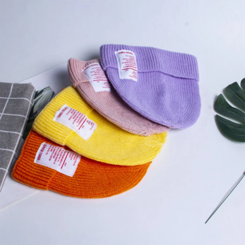 baby Beanies Knit Hat Winter Cap For knitted Cap Boys Thicken Hedging Cap Fashion Warm knit Beanie