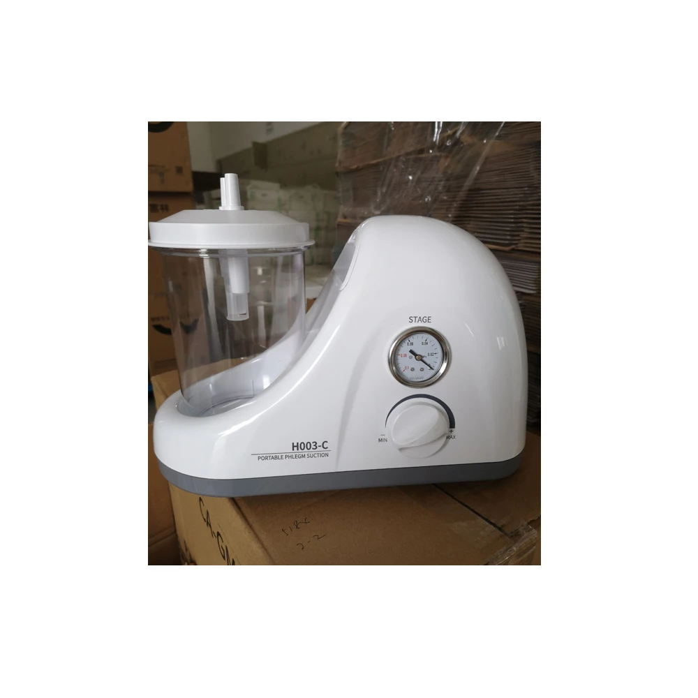 Advanced Portable Medical electric vacuum suction aspirator pump apparatus unit single bottle phlegm suction machine Device