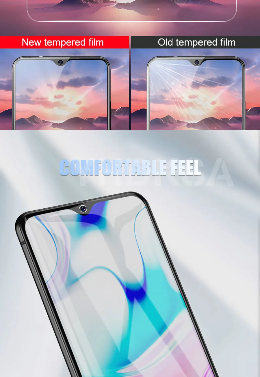Защитное стекло 9H для Xiaomi Redmi 8 8A 7 7A 6 6A Go K20 Redmi Note 8 7 6 Pro, защитная пленка из закаленного стекла