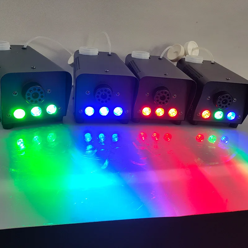  Wireless Control LED 400W Fog Smoke Machine Remote RGB Color Smoke Ejector LED DJ Party Stage Light