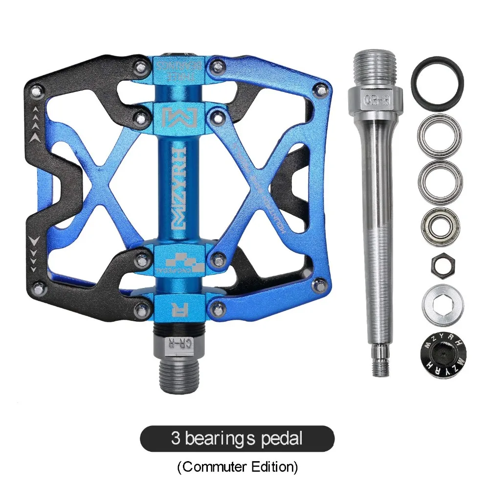 Ansjs педали для горного велосипеда, ультра сильные красочные CNC Обработанные 9/1" Велоспорт герметичные 3 педали подшипника