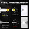 Bullvision H1 LED D1S D2S D3S D4S D2H HID Phares 22000LM 360 Degré CSP Puces H7 H11 9005 9006 H8 H9 HB3 HB4 Canbus Phare ► Photo 3/6