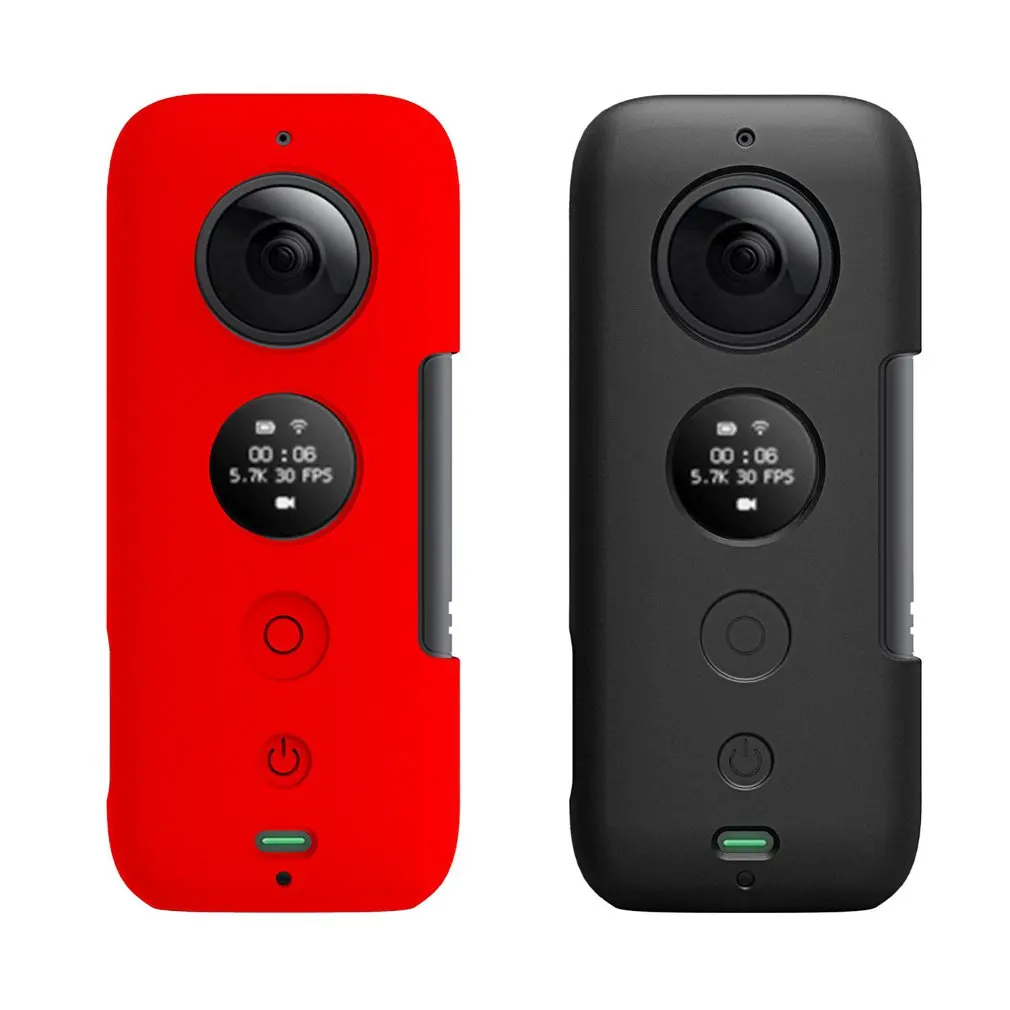 Силиконовый защитный чехол+ крышка объектива для Insta360 One X пылезащитный противоударный защитный чехол набор FPV селфи Комплект для фотосессии