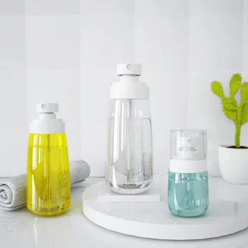 

30/60/80/100ml Clear Shampoo Lotion Refillable Bottling Travel Cosmetic Liquid Press Pump Mouth Point Spray Bottle DW