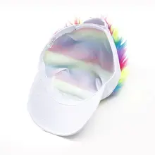 Взрослая креативная бейсбольная шляпа с париком, модная индивидуальная Кепка для мужчин и женщин, солнцезащитная Кепка для гольфа 95AB