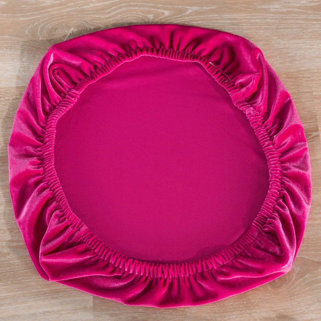 Hot Pink Универсальные мягкие бархатные эластичные свадебные чехлы для стульев и стульев для столовой - Цвет: Hot Pink