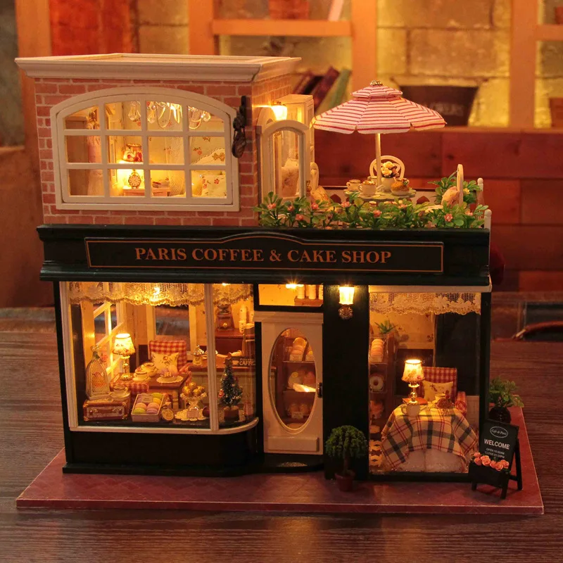 DIY for Making Adult Cabin Creative Handmade Women's Villa House Assembled Model Super Difficult Toy Gift