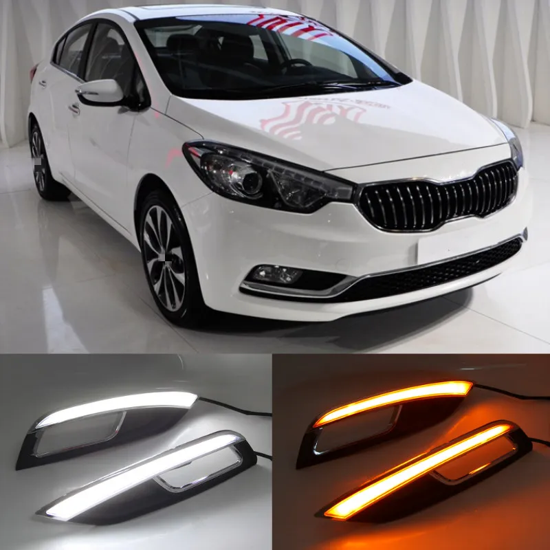 ForKiaK3Cerato2013201420152016LedDaytimeRunningLightsDRL