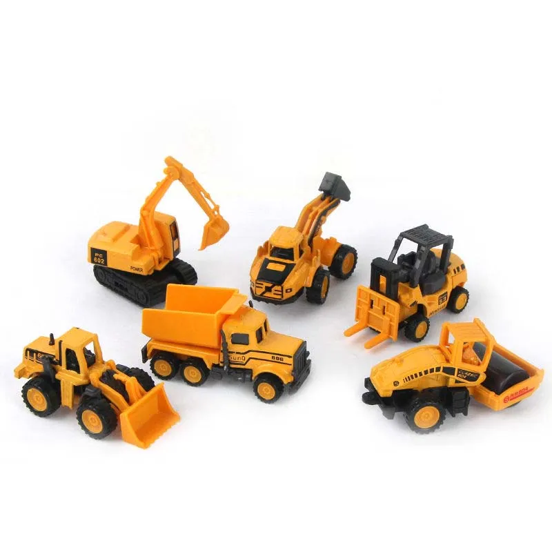 

Great Gifts 8set/lot Boy Toys Cars Mini Construction Vehicle Engineering Car Excavator Dumpers Multi Style Children Kids Toys