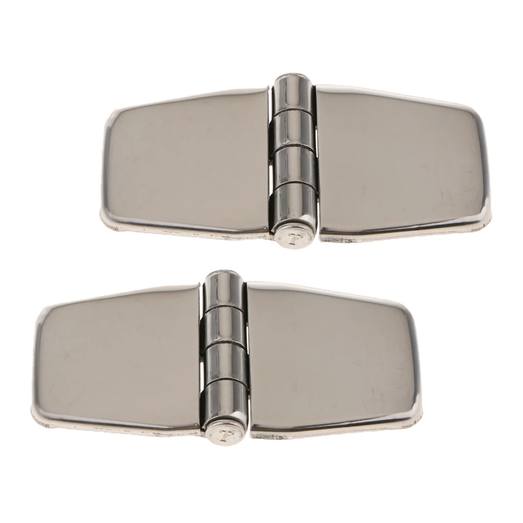 MagiDeal 2x Stainless Steel Door Hinge with Cover for Boat Yacht 1.5