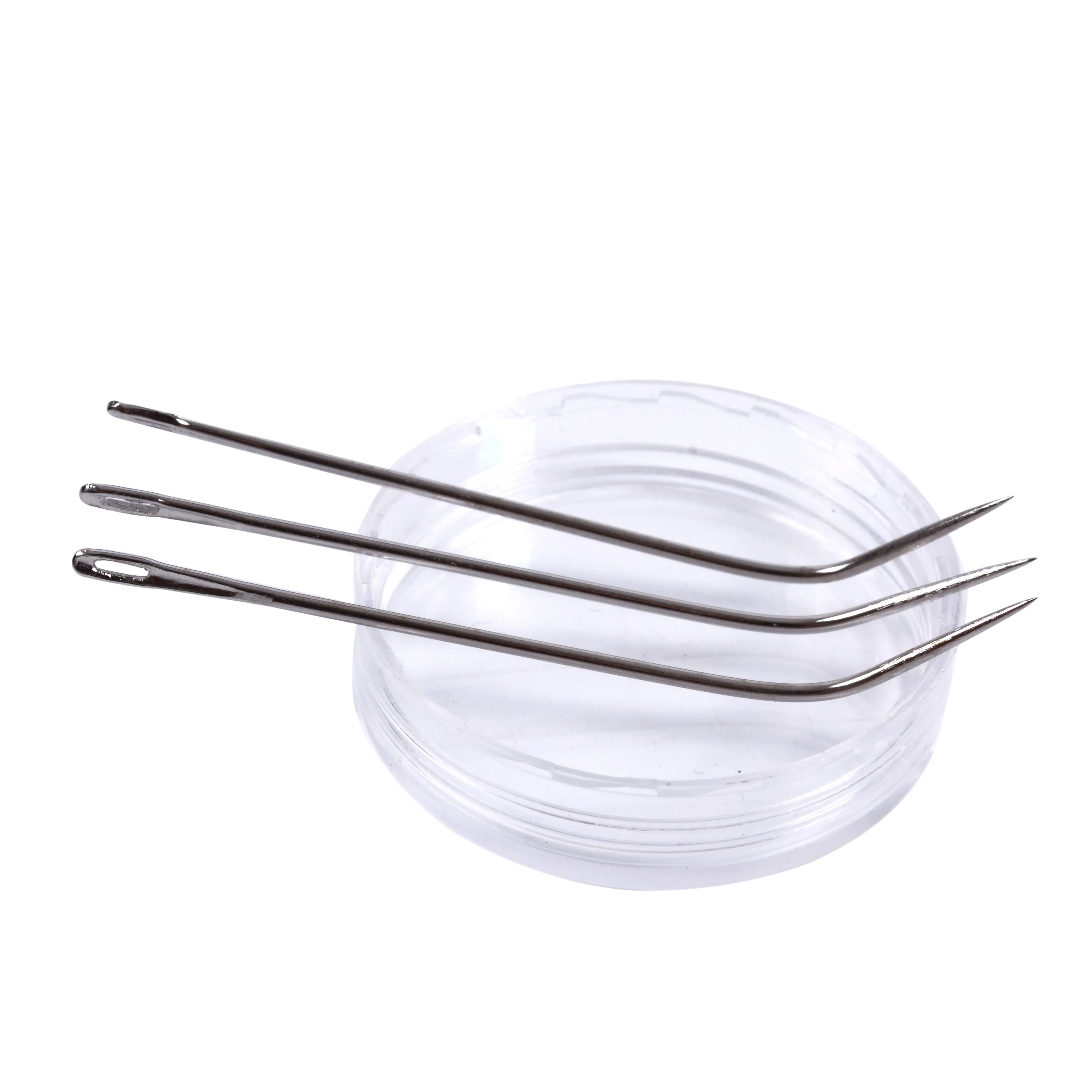 J TYPE Weaving Needle Hook /Sewing Needles For Human Hair Extension Hair weaving Knitting Tools 12pcs hair extensions tool