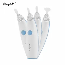 Electric Ear Cleaner Earpick Tool Cordless Ear Wax Remover Ear Cleaning Tool with 4 Removable Silicone Nozzle Heads For Children