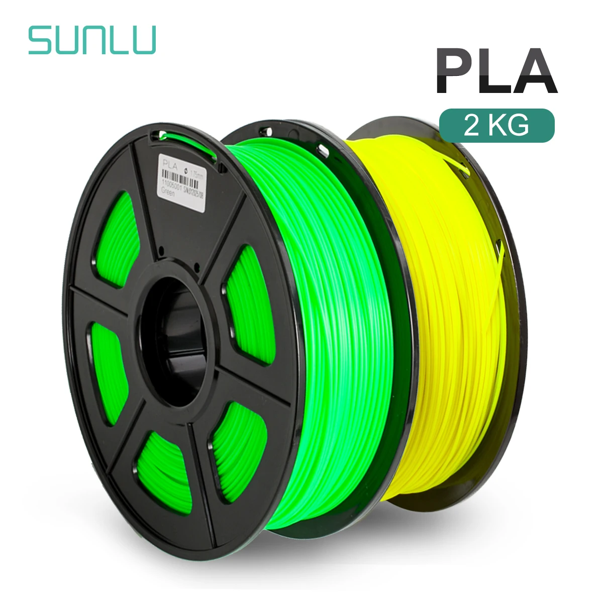 SUNLU PLA PLUS Filament 1.75mm 1kg 3d Printing Materials Multi-colors PLA Filament 3D Pen Eco-friendly Material Safe To Children 