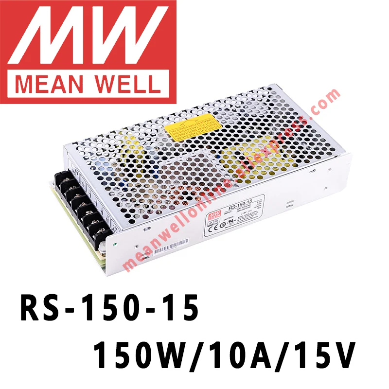 Netzteil 150W 15V 10A ; MeanWell Schaltnetzteil RS-150-15 