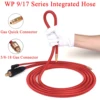 WP9 WP17 TIG Welding Torch Gas-Electric Integrated Rubber Hose Cable Wires 5/8 Quick Connector 3.8M 35-50 Euro Connector 12.47Ft ► Photo 1/6