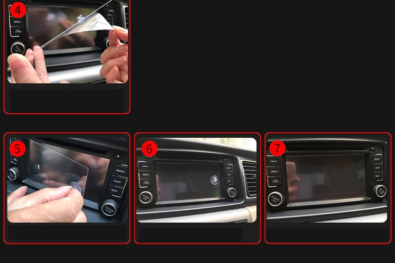 Автомобильная gps-навигационная защитная пленка из закаленной стали для GAC Trumpchi GS4 управление ЖК-экранная наклейка